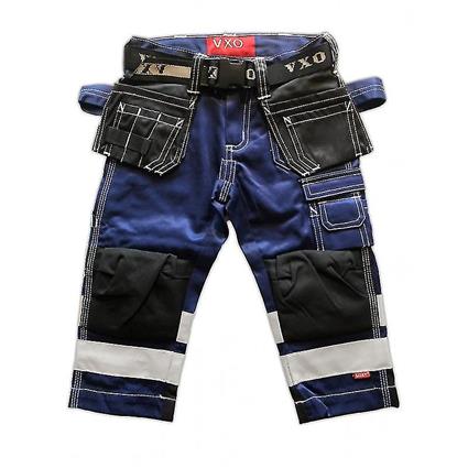 Vxo Kids Calças de trabalho com refletor Loxy Azul 120