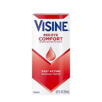 Visine Red Eye Comfort Vermelhidão Alívio Colírio, 0,5 fl.