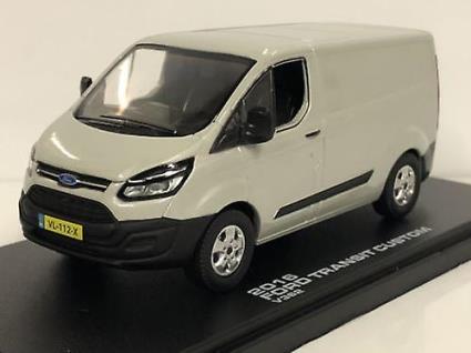 Green Light Ford Transit Custom V362 Moondust Prata 1:43 Escala Greenlight 51096