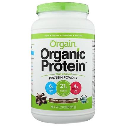 Orgain Organic Plant Based Protein Powder, Sweet Vanilla Bean 1.02 lbs (Pack of 1)