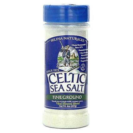 Celtic Sea Salt Fine Ground Sea Salt Shaker, 8 Oz (Pack of 1)