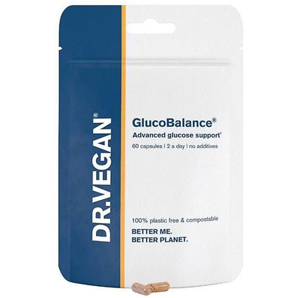 DR.VEGAN Dr Vegan GlucoBalance Advanced Cápsulas de Controle de Açúcar no Sangue 60