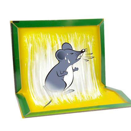 Dewenwils Dww-Lot de 3 Pieges a Colle Souris Rat Glue, Deratisation Attrape Souris Professionnel, Alternative Raticide Souricide Tapette, Anti Rong...