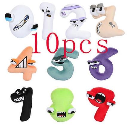 Stuffed Animals 26pcs Alphabet Lore Brinquedo de Pelúcia Boneca de Pelúcia Brinquedos Peluche Crianças 26 Letras Inglesas (A-Z-0-9) Presentes de An...