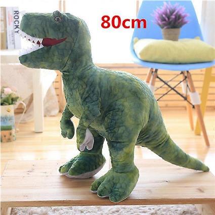 Stuffed Animals Simulação de 50cm-80cm Dinossauro Brinquedos de Pelúcia Animais Recheados Animais De Dinossauro Travesseiro Tyrannosaurus Rex Bonec...