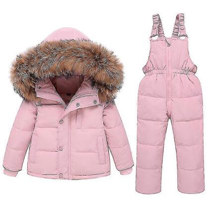 Snowsuits Winter Snowsuit Kids Down Jacket Rosa 120cm