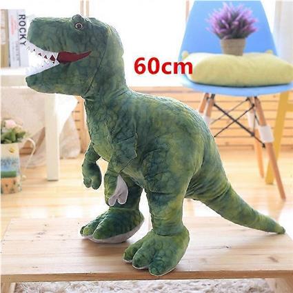 Stuffed Animals Simulação de 50cm-80cm Dinossauro Brinquedos de Pelúcia Animais Recheados Animais De Dinossauro Travesseiro Tyrannosaurus Rex Bonec...