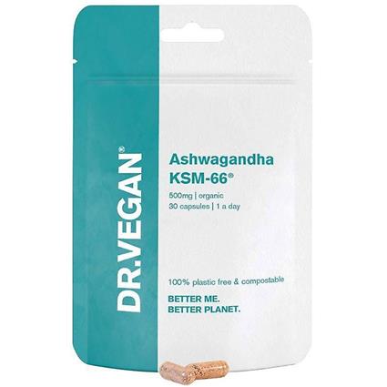 DR.VEGAN Dr Vegan Ashwagandha KSM-66 500mg Cápsulas 30