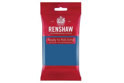 Renshaw - Brasil | Pronto para rolar Fondant Icing | Azul Atlântico – 250g