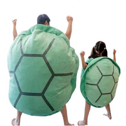 Stuffed Animals Engraçado Tartaruga Casco Pelúcia Brinquedo Adulto Crianças Saco de Dormir Recheado Soft Tartaruga Almofada Almofada Housewarming C...