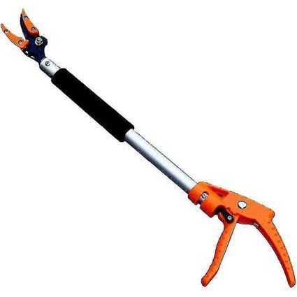 Tesouras de poda de cabo longo Tesouras de poda telescópica, Árvores de longo alcance jardinagem Pruners e tesouras, cortador de gramado com
