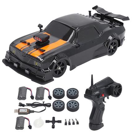Favrison 16A04 1:16 RC Drift Car 4 Wheel Drive LED Light 18km / h Alta Velocidade Anti Interferência 2.4Ghz RC Car Triple Batteries