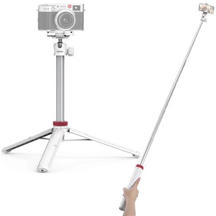 Ulanzi MT-44 extensível mini tripé stand flexível portátil selfie stick com 360 rotativo cabeça de esfera de liberação rápida placa de telefone cli...