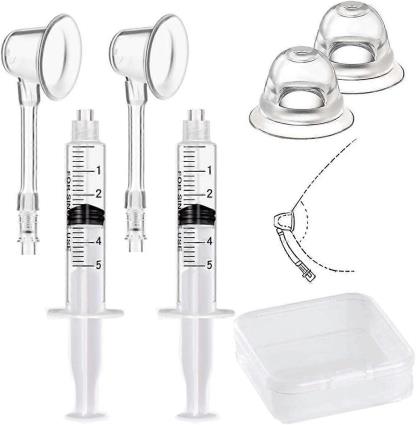 Healthy Extrator de mamilo invertido - 2 PC Aspirador de mamilo corretor para mulheres