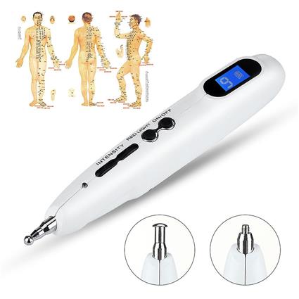 HCSC Caneta de energia de acupuntura elétrica Meridianos Laser Músculo Estimular Terapia de Acupontos Ferramentas de alívio da dor Massagem corpora...