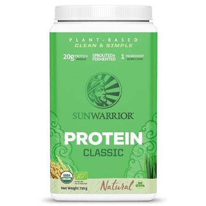 Sunwarrior Classic Proteína Orgânica Sem Sabor 750g (1741)