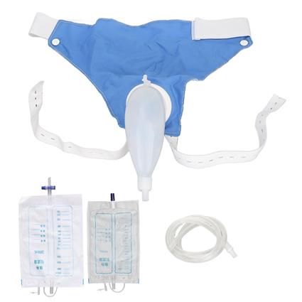 Saco de urina vestível com ducto de cateter de xixi 1000ml 2000ml para homens idosos incontinência urinária pacientes acamados