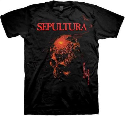 Okx Apparel Sepultura - Beneath The Remains - Camiseta masculina Preto (preto L