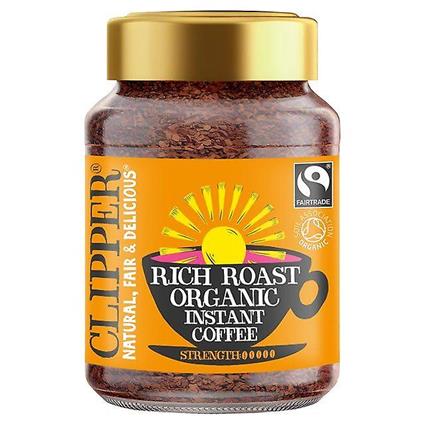 Clipper Rich Roast Café Instantâneo Orgânico, 100g
