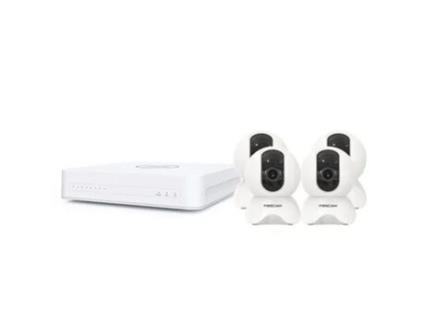 Kit de Vigilância Por Vídeo Ip com 4 Câmaras Kit-4-Fn8108H-X5-W FOSCAM