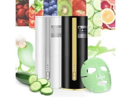 Máquina automática de máscara natural - Máquina de máscara de frutas e vegetais (preta) QINGQUE