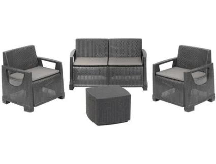 Conjunto de Jardim IPAE Bellagio Antracite