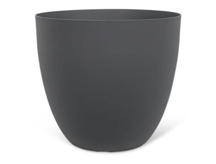 Vaso - GARDEN ID - Phoenix Antracite - 60 x 56 cm - 100 reciclado e reciclável - Resistente ao gelo e aos raios UV - Para exteriores