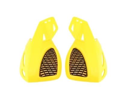 Qiilu Protetor de Mão Universal 7/8 Dirt Bike Scooter ATV Motocicleta Barra de Escova Proteções de Mão Protetor de Mão Amarelo QIILU