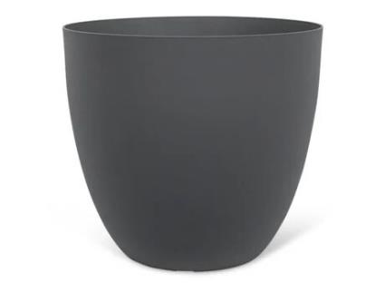 Vaso - GARDEN ID - Phoenix Antracite - 48 x 42 cm - 100 reciclado e reciclável - Resistente ao gelo e aos raios UV - Para exteriores
