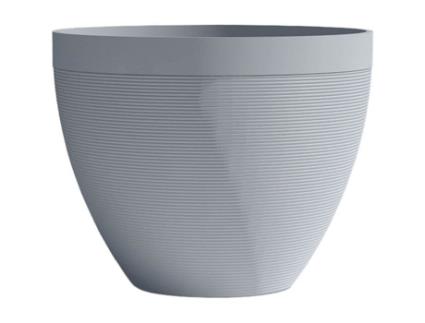 Vaso - GARDEN ID - Green Care Impact Azul-Cinza - 50 x 41 cm - 10 anos de garantia - 100 reciclado - resistente a UV/gelo