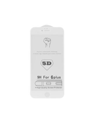 Película de Vidro Temperado Full Cover  Iphone 6 e 6s - Branco