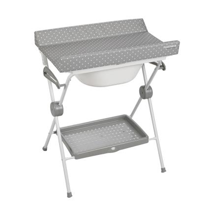 Banheira Dobrável Lea  Topos Cinza