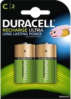 Blister 2 Pilhas Recarregáveis 1,2V 3000mAh Ni-Mh - C / R14 - 