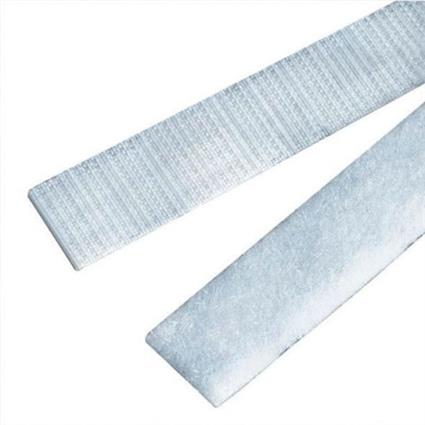 Velcro p/ r M/F (1mt x 20mm) preto ou branco Color: White