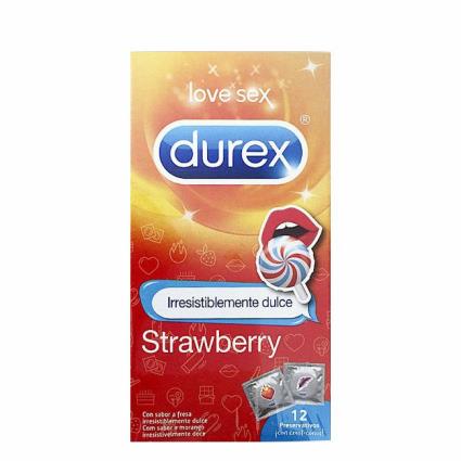 LOVE SEX PRESERVATIVO MORANGO X 12