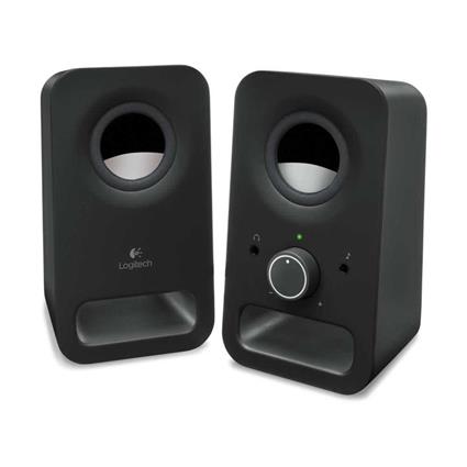 Colunas Multimédia Z150 Com Fios, Entrada de 3,5 mm, 6 W, Preto