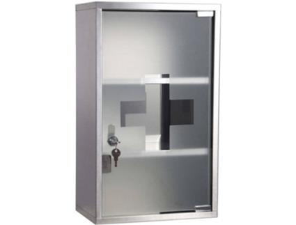 Armário Casa de banho 50x30x18 cm primeiros socorros aço inoxidável