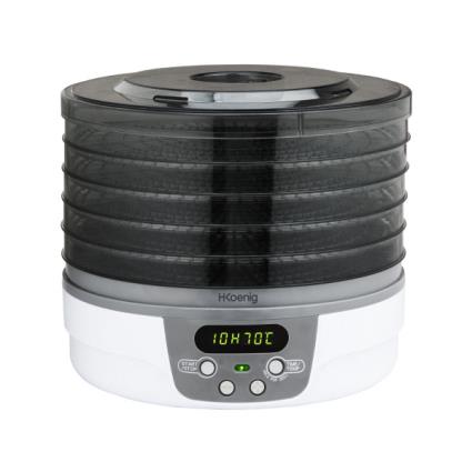 HKOENIG Desidratador de alimentos, 250W,
