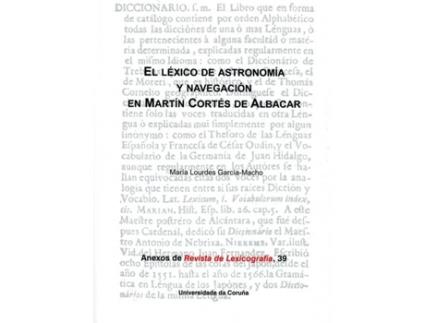 Livro El Léxico De Astronomía Y Navegación En Martín Cortés De Albacar