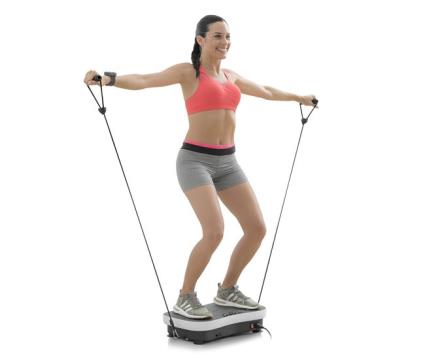 Plataforma Vibratória de Treino com Acessórios e Guia de Exercícios Vybeform 