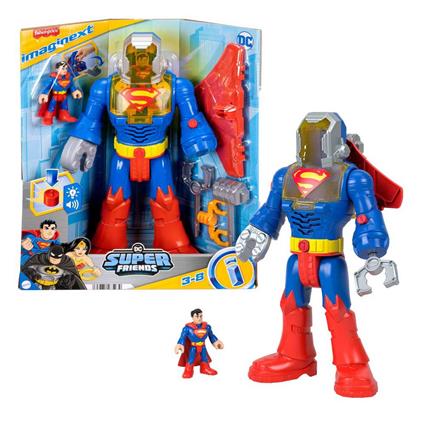 Imaginext Figura Dc Super Insider E Exosuit Super-homem Friends