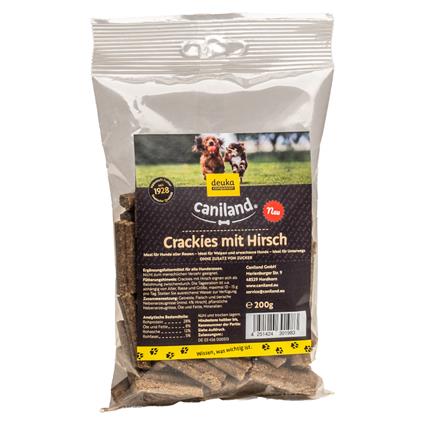 Caniland Crackies 200 g - Pack económico: 6 x cervo