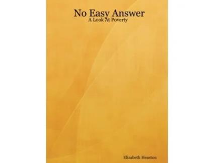 Livro No Easy Answer: A Look At Poverty Elizabeth Heaston (Inglês)