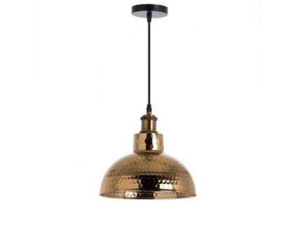 Candeeiro de Teto Kutno Dourado 26x26x16cm O91