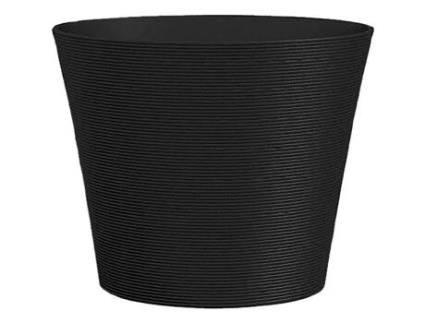 Vaso - GARDEN ID - Green Care Sense Preto-Antracite - 50 x 41 cm - 10 anos de garantia - 100 reciclado - Resistência aos raios UV e ao gelo