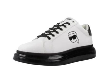 Sapatos De Homem Karl Lagerfeld Kapri Kushion Outline Tecido Branco (41)