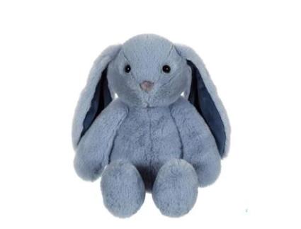 Brinquedo de pelúcia coelhinho da moda - GIPSY TOYS - Azul, 28 cm