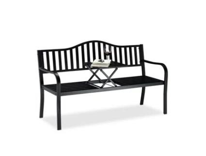 Banco de jardim com mesa integrada B2X