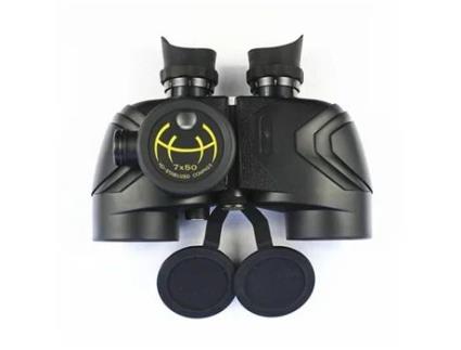 Binóculos 7X50 Telescópio Náutico À Prova DÁgua para Uso Ao Ar Livre para Observação de Pássaros Caça Eventos Esportivos Preto YEMAESRE