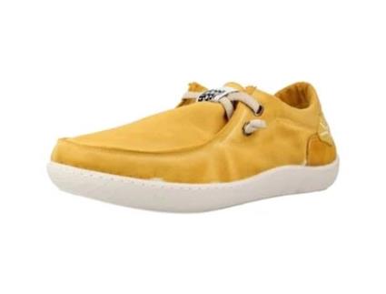 Sapatos de Homem SUNNI SABBI Kunash Tecido Amarelo (41)